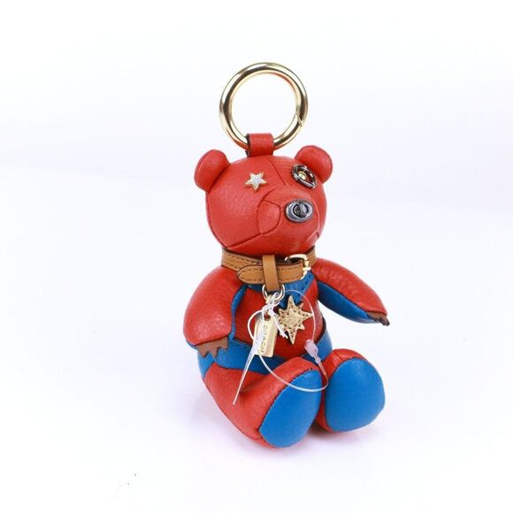 NWT Coach Marvel Capitan America Plush keychain Bag Charm - Picture 5 of 7